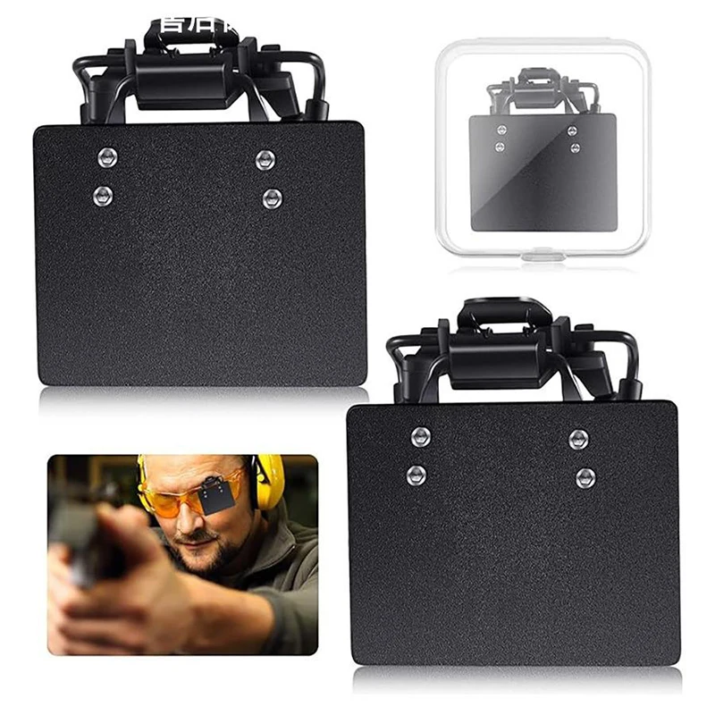 International Standard Shooting Glasses Blinders Occluder Clip Patches Eye Mask Aim Assistance Glasses Patches Enduring