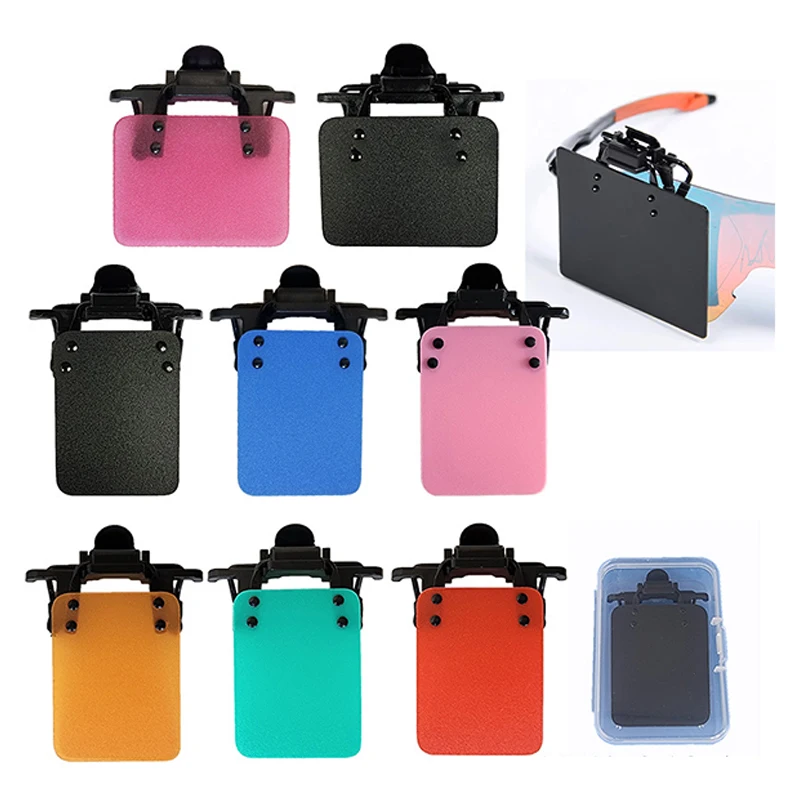 International Standard Shooting Glasses Blinders Occluder Clip Patches Eye Mask Aim Assistance Glasses Patches Enduring