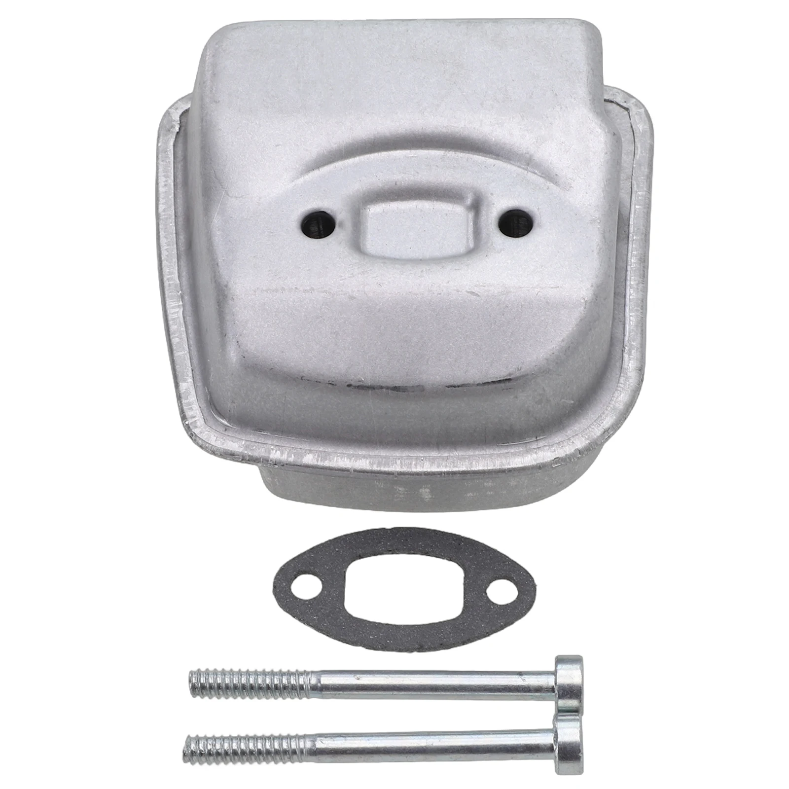 Exhaust Muffler Gasket Chainsaw Parts For FS55 Chainsaw Garden Tool Spare Parts Exhaust Muffler Metal