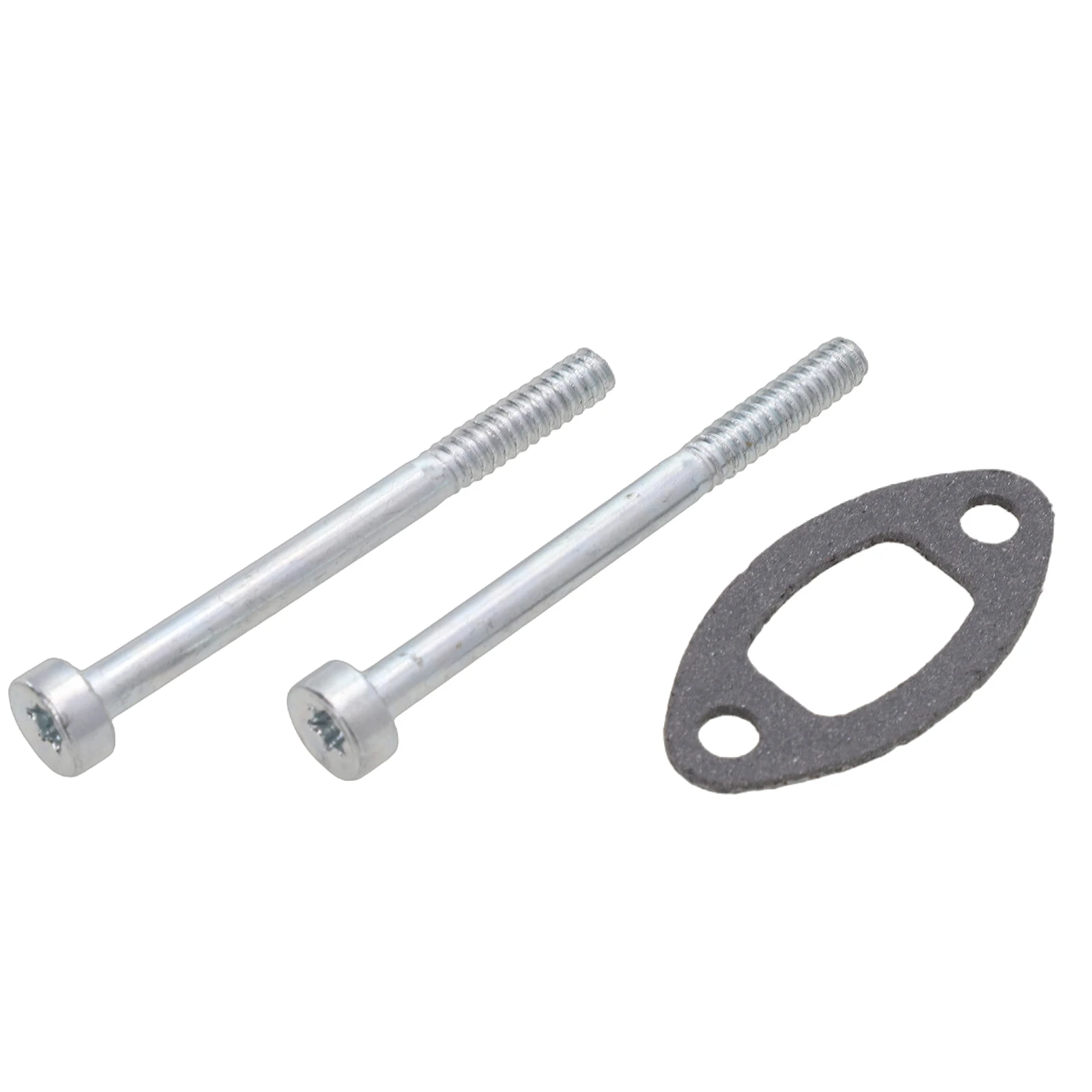 Exhaust Muffler Gasket Chainsaw Parts For FS55 Chainsaw Garden Tool Spare Parts Exhaust Muffler Metal