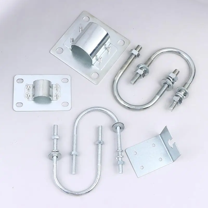 20/25/32mm Omni Fiberglass Antenna Clip Anti-falling Bracket Holder U Bolts Installation Clamp Holding Pole Fixation