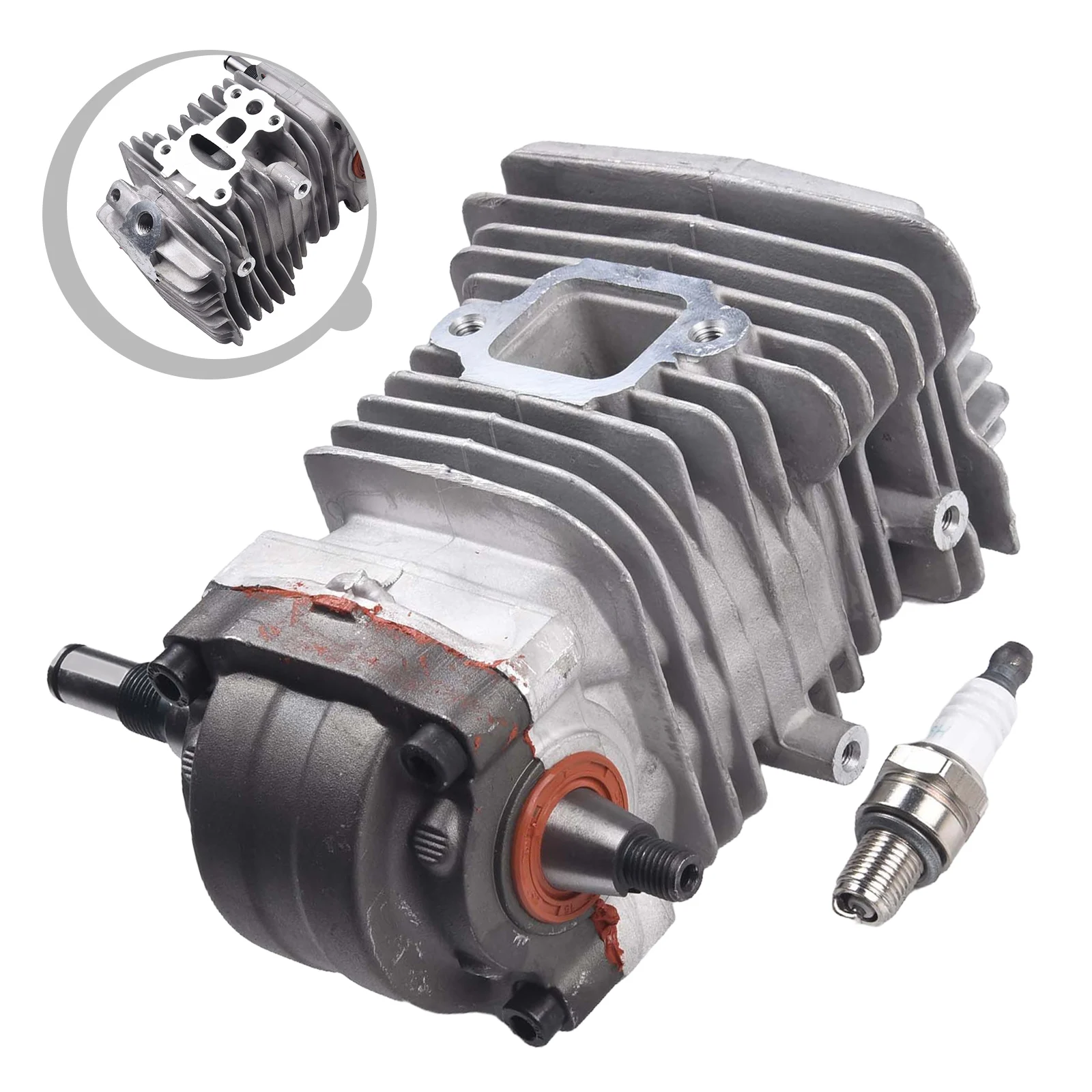40mm Engine Motor Cylinder Piston Crankshaft For MS211 MS211C  For MS 211 Chainsaws Garden Power Tool Accessories