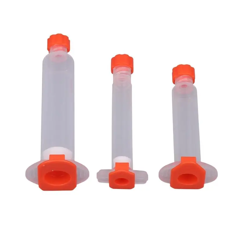 Dispensing Cylinder Syringe PP Tube Flux Container USA Type Glue Cockroach Cartridge Barrel 3CC 5CC 10CC 30CC 50CC Sub-Packing