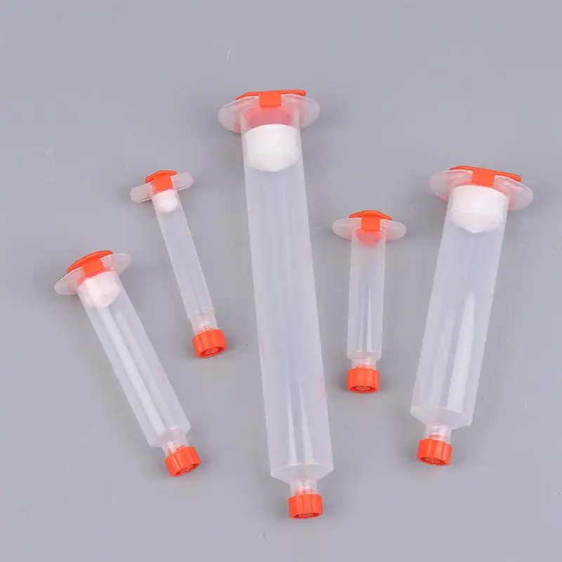 Dispensing Cylinder Syringe PP Tube Flux Container USA Type Glue Cockroach Cartridge Barrel 3CC 5CC 10CC 30CC 50CC Sub-Packing