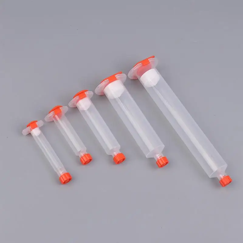 Dispensing Cylinder Syringe PP Tube Flux Container USA Type Glue Cockroach Cartridge Barrel 3CC 5CC 10CC 30CC 50CC Sub-Packing