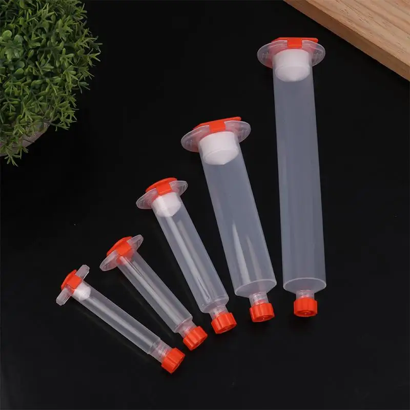 Dispensing Cylinder Syringe PP Tube Flux Container USA Type Glue Cockroach Cartridge Barrel 3CC 5CC 10CC 30CC 50CC Sub-Packing
