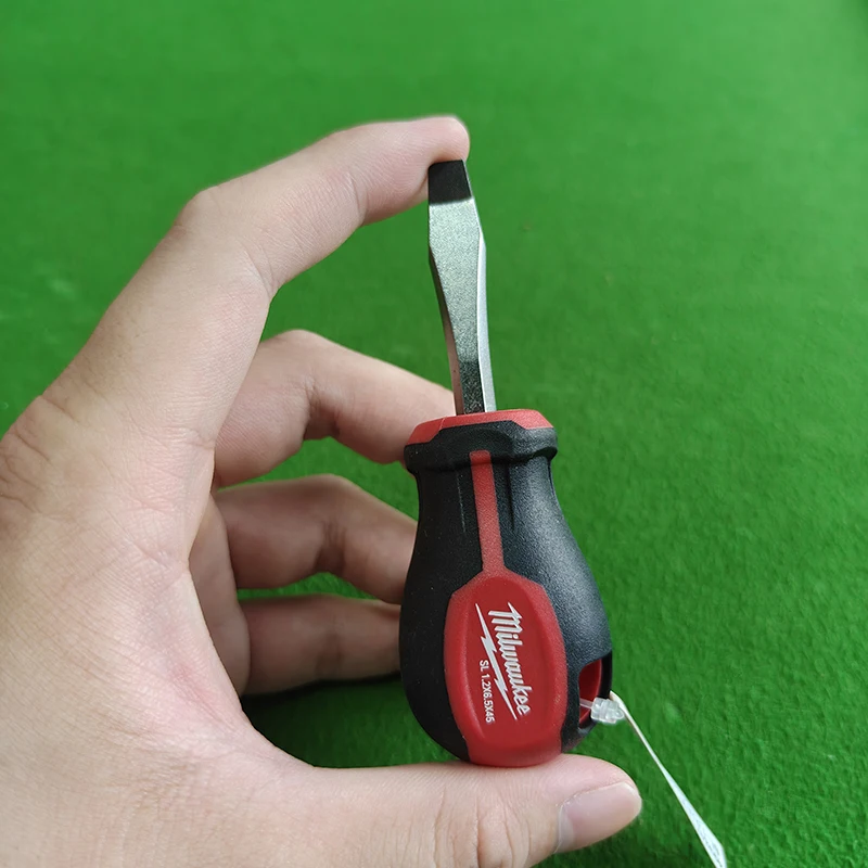 Milwaukee 4932471787/4932471780 Tri-Lobe Grip Stubby Screwdriver Set PH2 x 45mm/SL 1.2x6.5x45mm