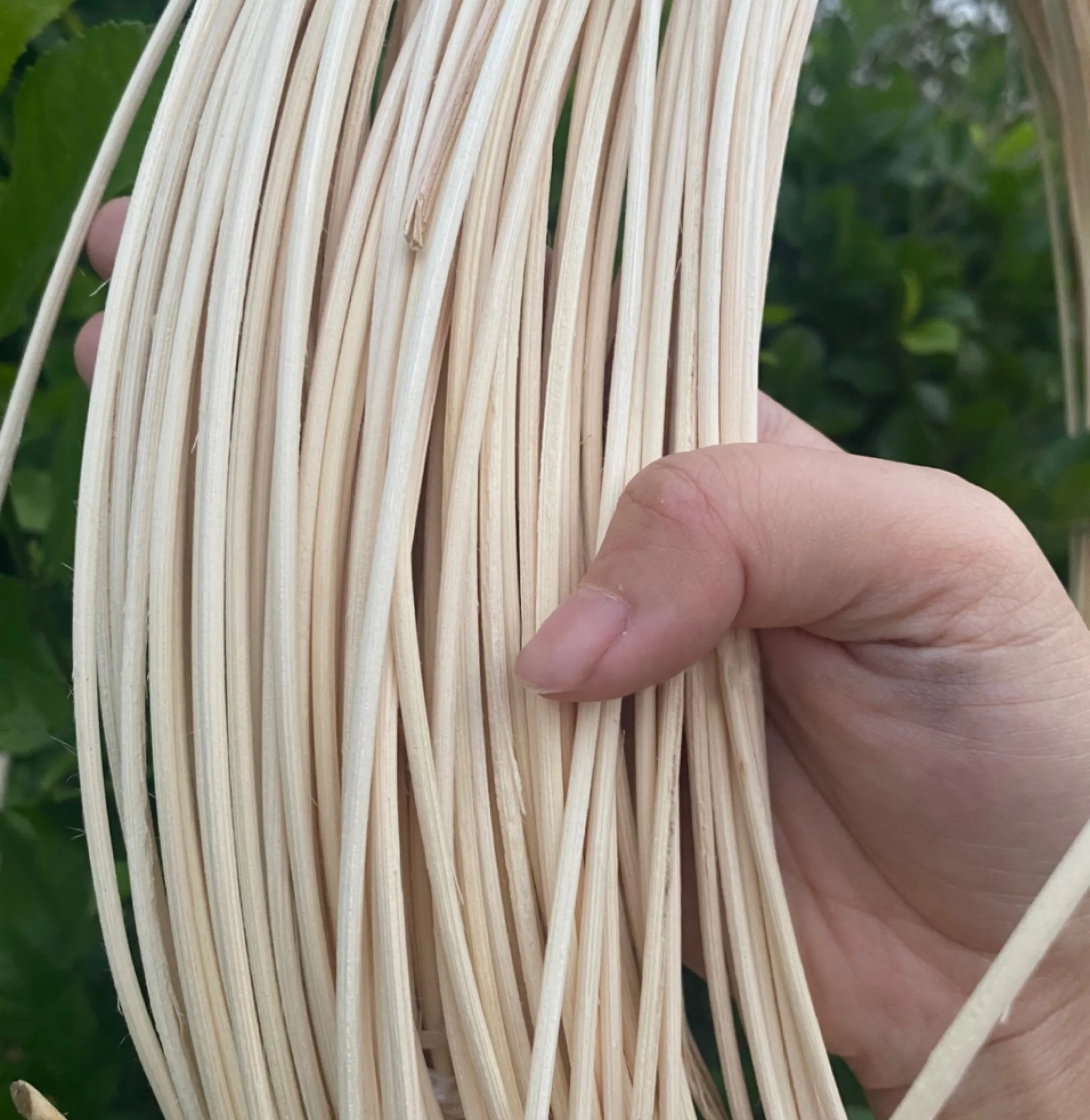 Narural Rattan Spline 1–10 mm, 500 g Round, Caning Material, Reed Spline, Basket Weaving Supplies For Cane Webbing Groove Chair