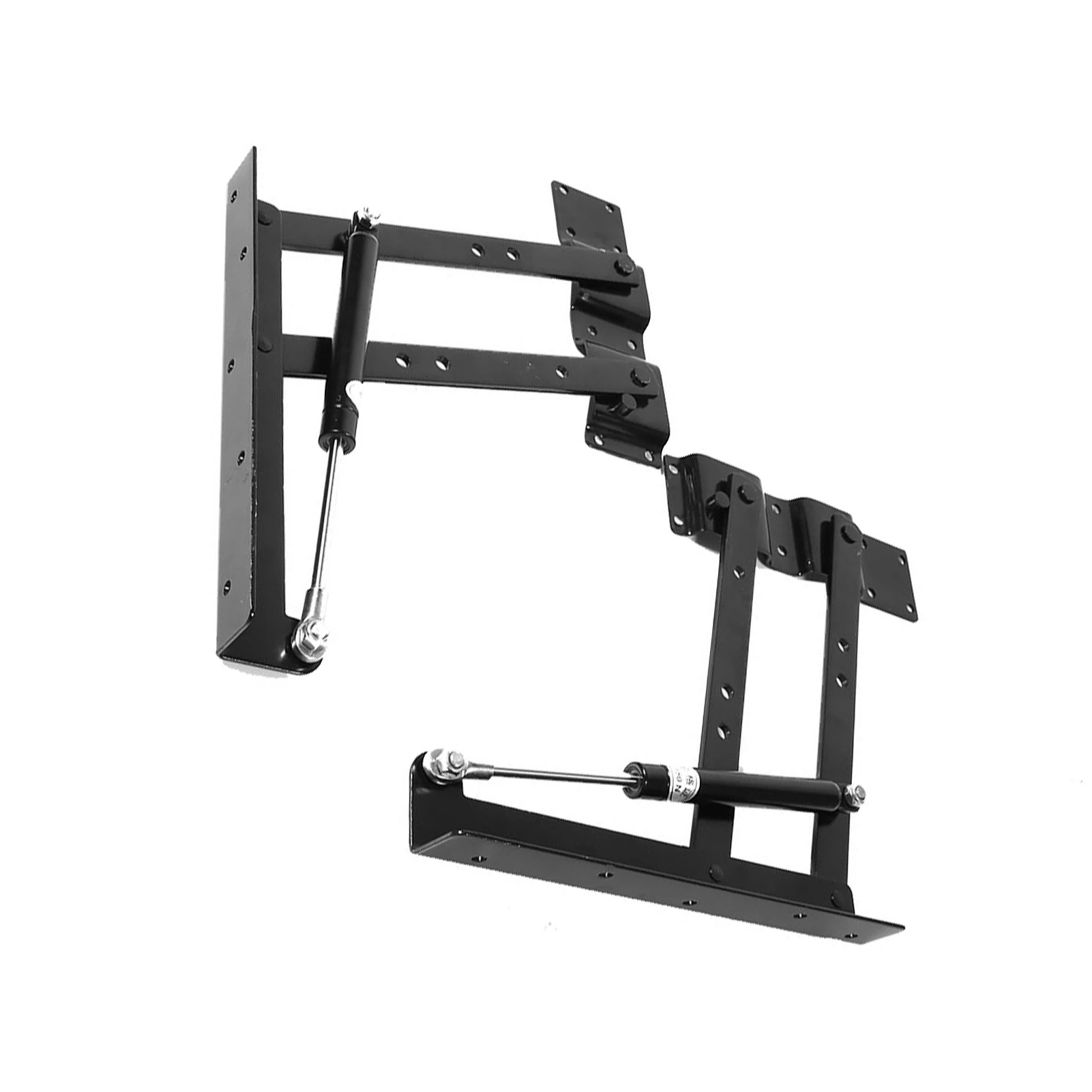 2x Practical Lift Up Coffee Table Mechanism Hardware Top Lifting Frame Furniture Mechanism Hardware Top Lifting Hydraulic Hinge