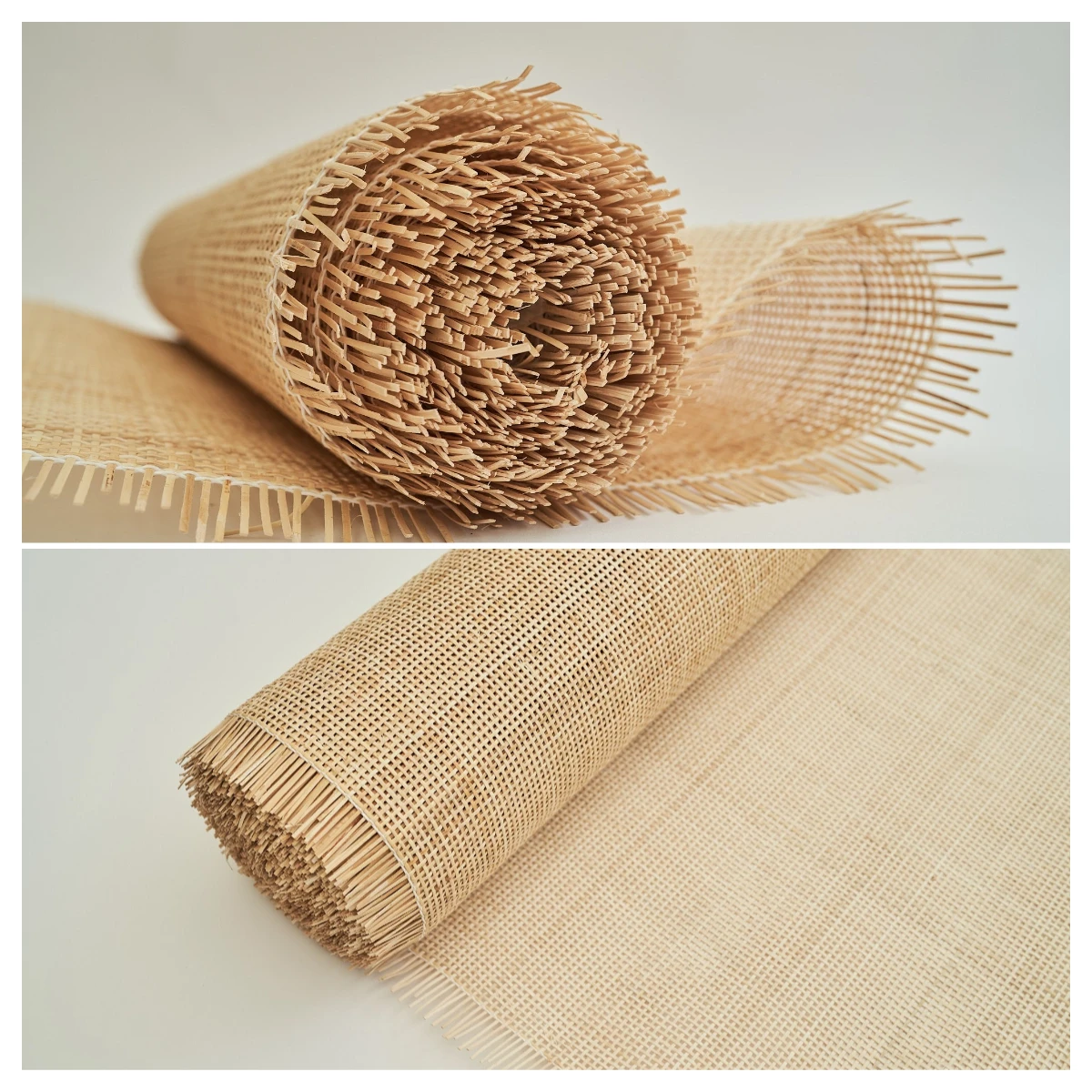 35/40/45/50cm Width Rattan Roll, Natural Caning Material, Rattan Cane Webbing Roll Rattan fabric Rattan material for Furniture
