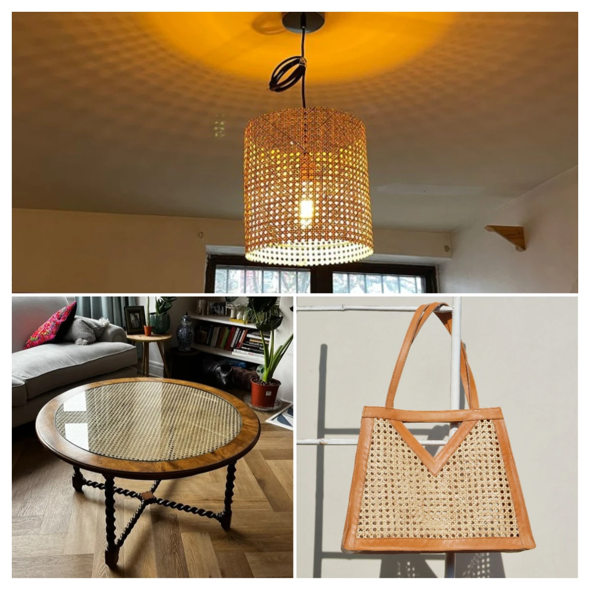 Natural Rattan Cane Webbing Roll 35/40/45/50cm Width Large Size Rattan Roll, Caning Material Rattan fabric for Caning Projects