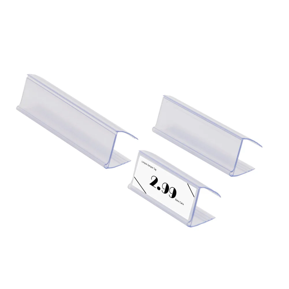 Shelf Channel Price Label Shelf Talkers For Supermarket Shelves Pricing Cube Strip