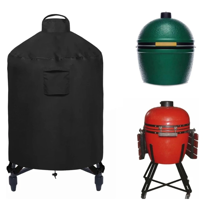 Outdoor BBQ Cover Size 48x35 Inches Constructed from 600D Fabric for Weather Includes Buckles Straps & Handle high quality