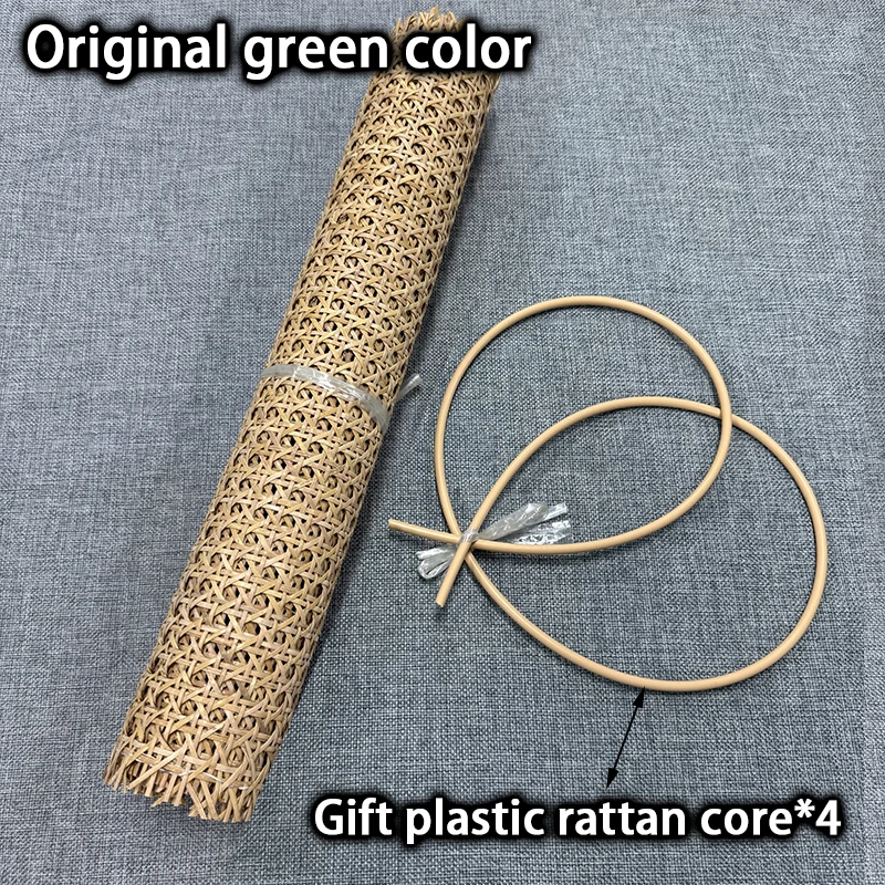 Natural Rattan Cane Webbing Roll 40/45/50/55cm Width Large Size Rattan Roll, Caning Material Rattan Fabric for Caning Projects