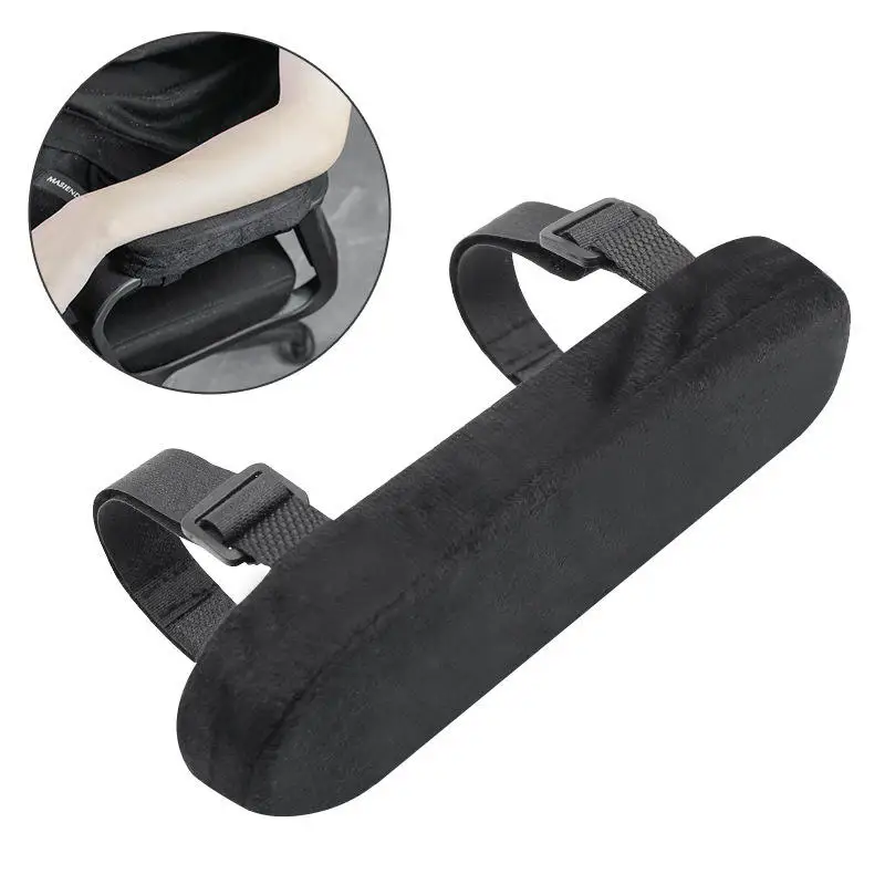 1/2Pcs Home/Office Chair Parts Arm Pad Memory Foam Armrest Cover Cushion Pads For Home Office Chair Comfortable Elbow Pillow