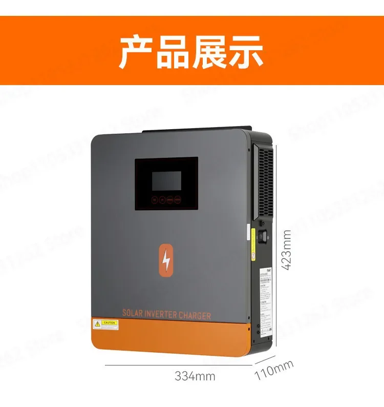 4.2KW 6.2KW 230V Solar Hybrid Inverter Grid Tie Off Grid All in One Battery Optional AC Backup