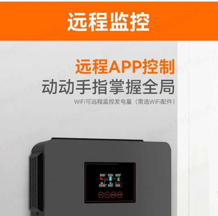 4.2KW 6.2KW 230V Solar Hybrid Inverter Grid Tie Off Grid All in One Battery Optional AC Backup