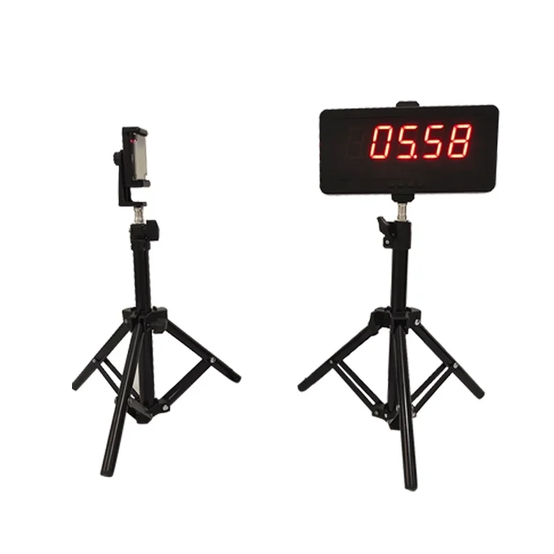 Wireless Laser Timing Gate System Precision Infrared Timer with LED Display for Speed Skating Slalom Running Sprint Training