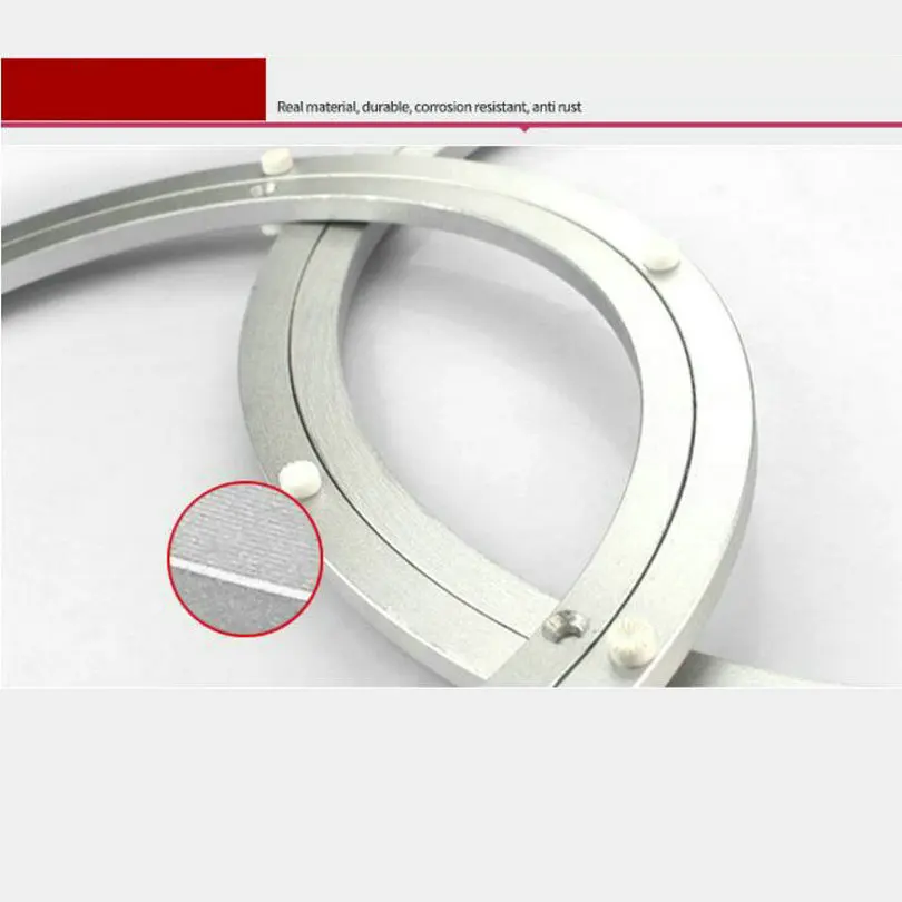 CLASSIC 18 inch 445mm Furniture Hardware Accessories Lazy Susan Aluminum Swivel Plate
