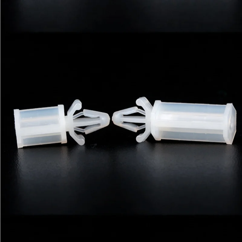 LCS-5~LCS-35 Nylon Opening 4mm PC Board Plastic Isolation Circuit Board Push In Buckle Support Fixing Columns