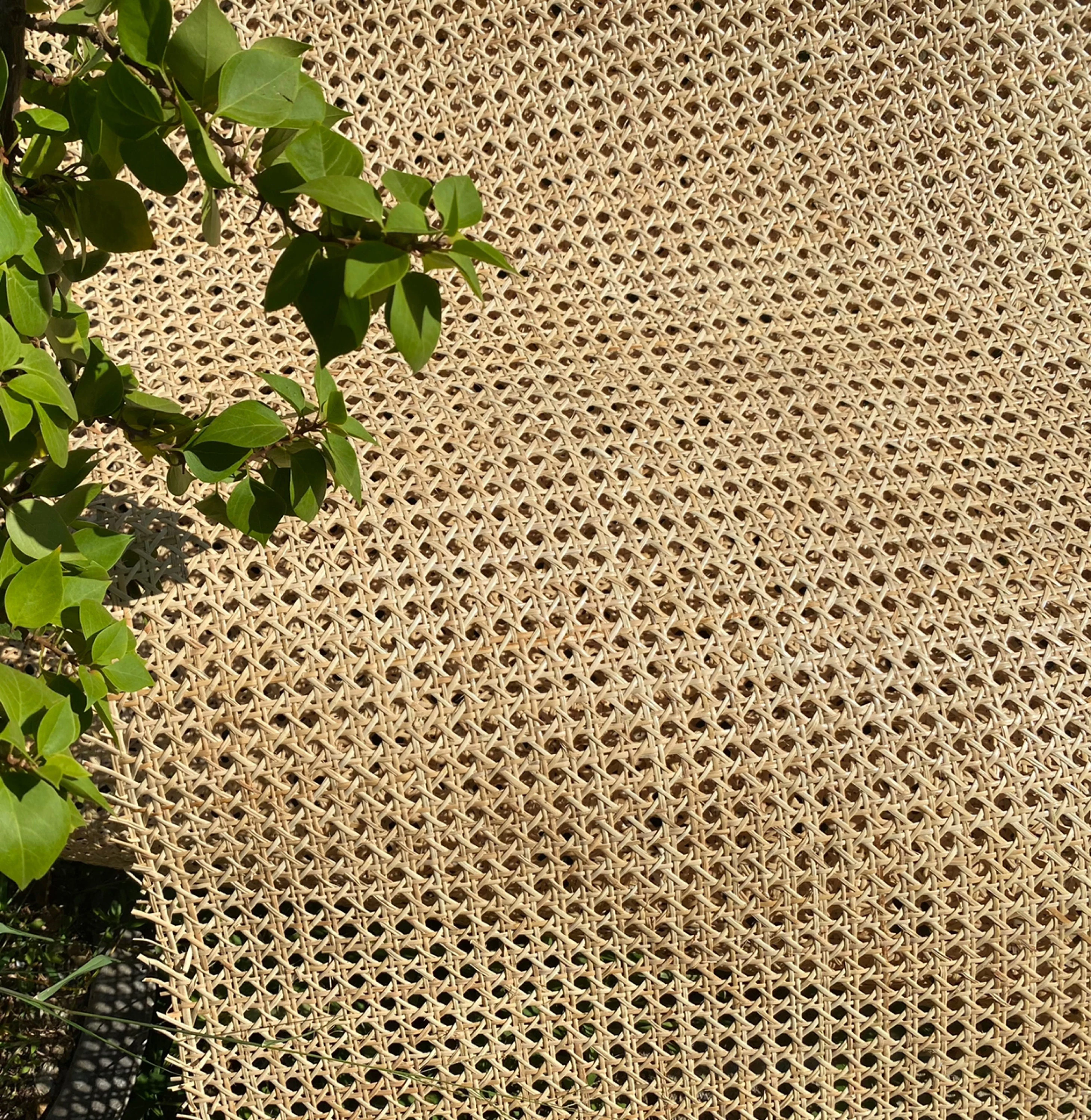 Cane Webbing 35/40/45/50/60/70/80cm Width, Natural Rattan Roll Large Size Caning Material, Rattan Cane for Cabinet 2.5-4M
