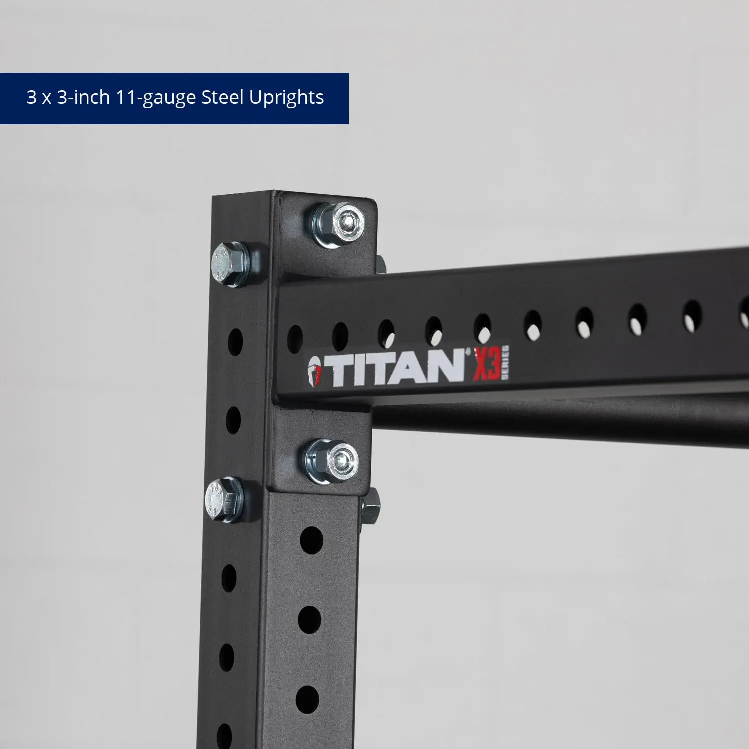 Tall Bolt-Down Power Rack 36-in Depth Home Gym Strength Training Equipment, Custom