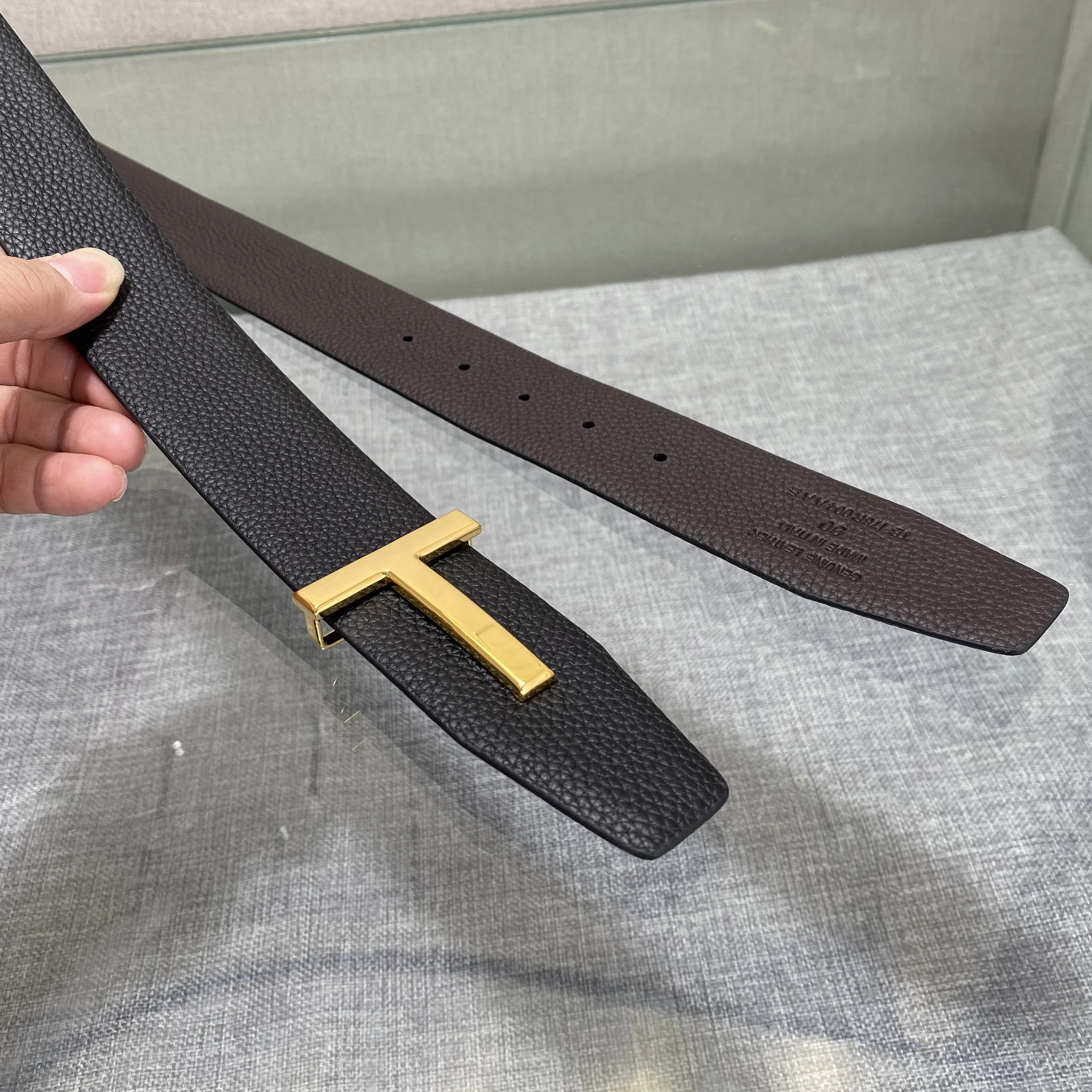 2026 New Men's Belt High Quality Designer Belts Men Fashion Letter Luxury Famous Leather Belt Jeans Cowskin Waist Strap 3.8cm
