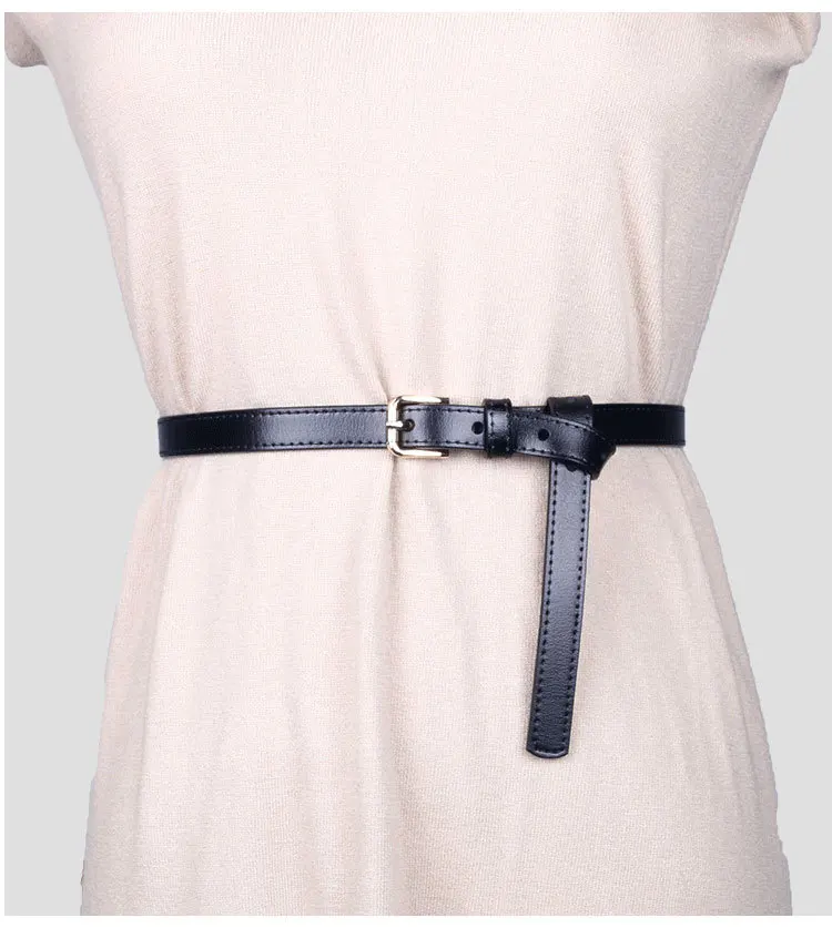 Real Leather Wide Waistband Fashion Versatile Decoration Waist Accessories Women's Waist Seal Dress Coat Pure Cowhide Belts