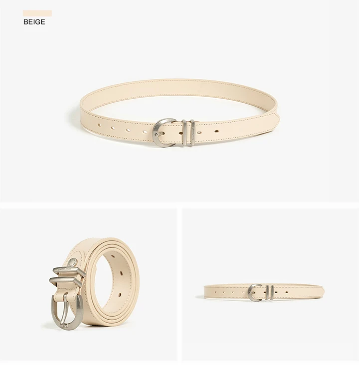 BEAUTODAY Luxury Retro Belt Women Genuine Leather Silver Buckle Ladies Cowhide Waistband 2024 Fashion Accessory Handmade 91100