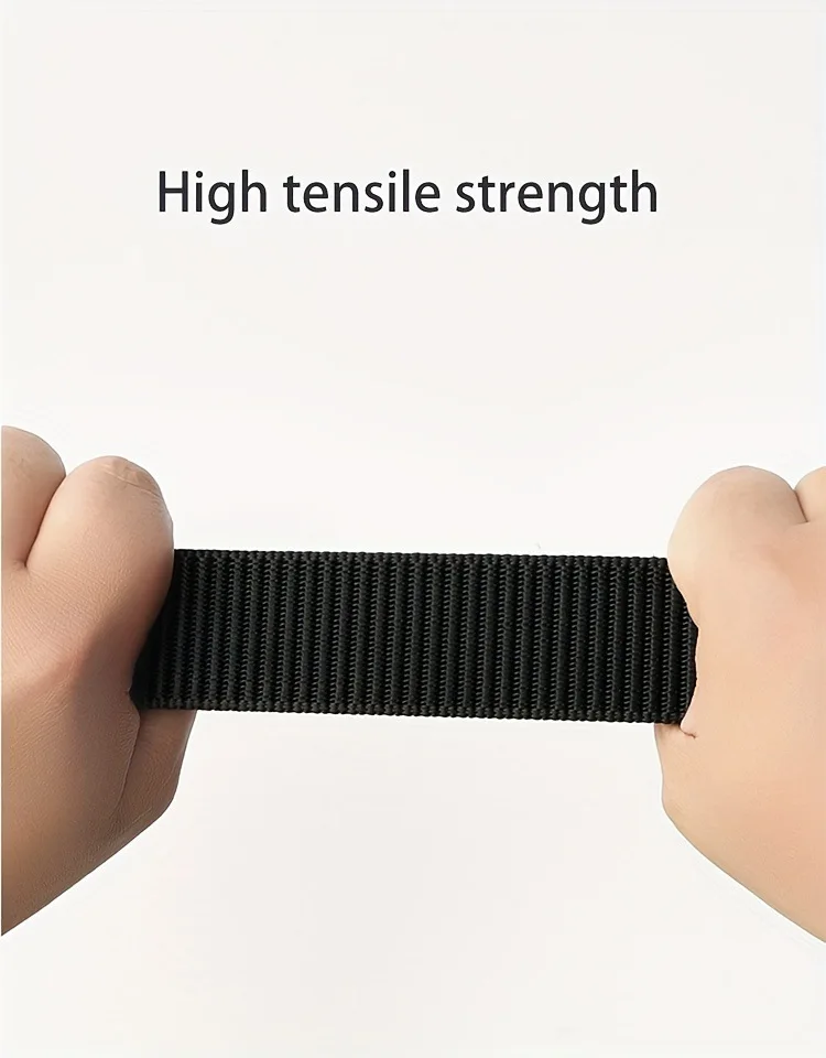 Men's Belt Tactical Canvas Automatic Metal Buckle Belt Durable Casual Outdoor Hunting Waist Adventure Training Jeans Pants Belt