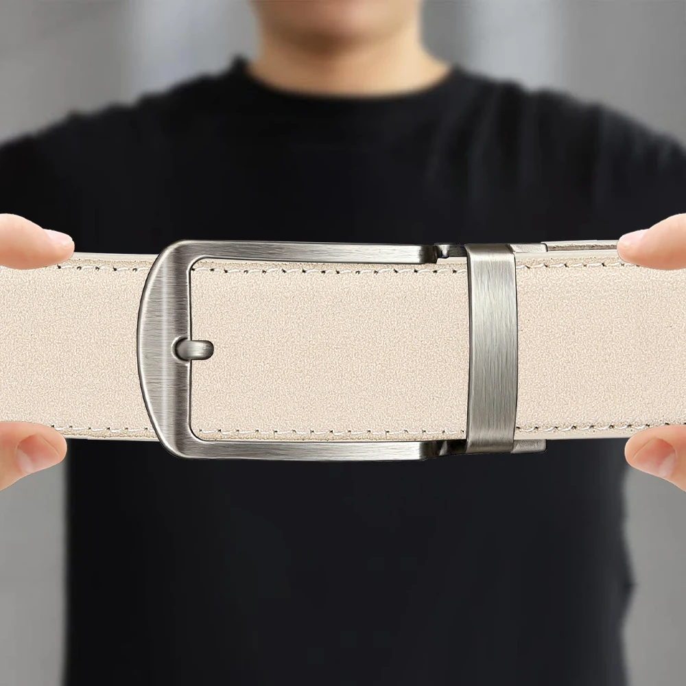 Men's PU Leather Belt Fashion Stylish Belts for Daily Life, Leisure, Party, Festival, Work, and Business Automatic Buckle