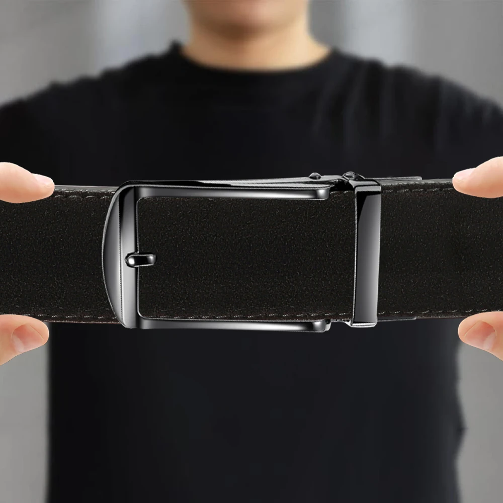 Men's PU Leather Belt Fashion Stylish Belts for Daily Life, Leisure, Party, Festival, Work, and Business Automatic Buckle