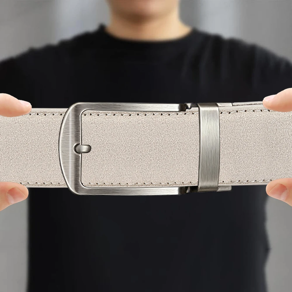 Men's PU Leather Belt Fashion Stylish Belts for Daily Life, Leisure, Party, Festival, Work, and Business Automatic Buckle