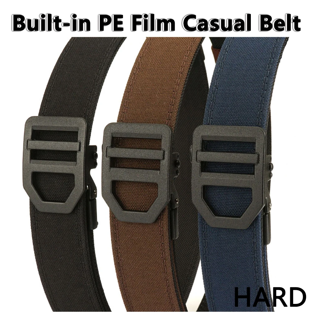 TUSHI Belt Military Belt for Men Sturdy Nylon Metal Automatic Buckle Police Duty Belt Tactical Outdoor Girdle IPSC Accessories