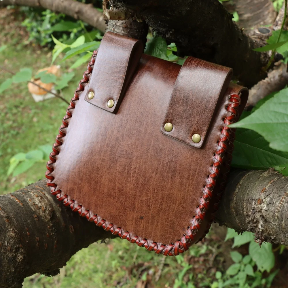 Medieval Retro Waist Bag Viking Style Hanging Belt Coin Purse Knight Fanny Pack Portable Men Women Money Pouch Costume Props