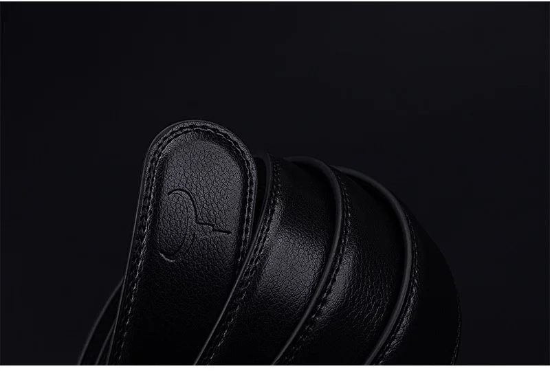 COWATHER New Arrival cow genuine leather men's belt cowhide strap for male automatic buckle belts for men alloy buckle belts