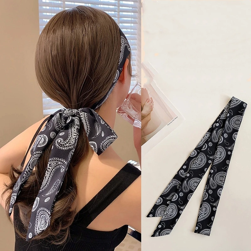 Long Skinny Plaid Waist Belt With Jeans Necktie Scarf Decorative Accessory Personality Trendy Hairband Fashionable Accessory