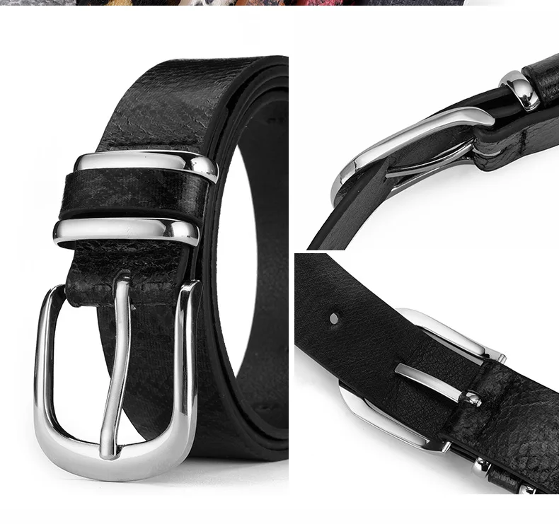 2.8x106cm Fashion Leopard Belt Women Snake Print Waistband PU Leather Pin Buckle Belts for Ladies Female