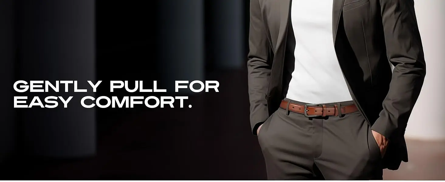 Men's Leather Belt Needle Buckle Belt Casual Genuine Leather LONG Large Belts Cowhide Belts for Man
