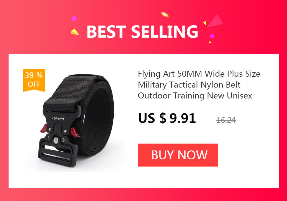 Flying Art 50MM Wide Belt Military Nylon Tactical Belt Outdoor Training New Unisex Pants Accessories Fashion Designer Waistband