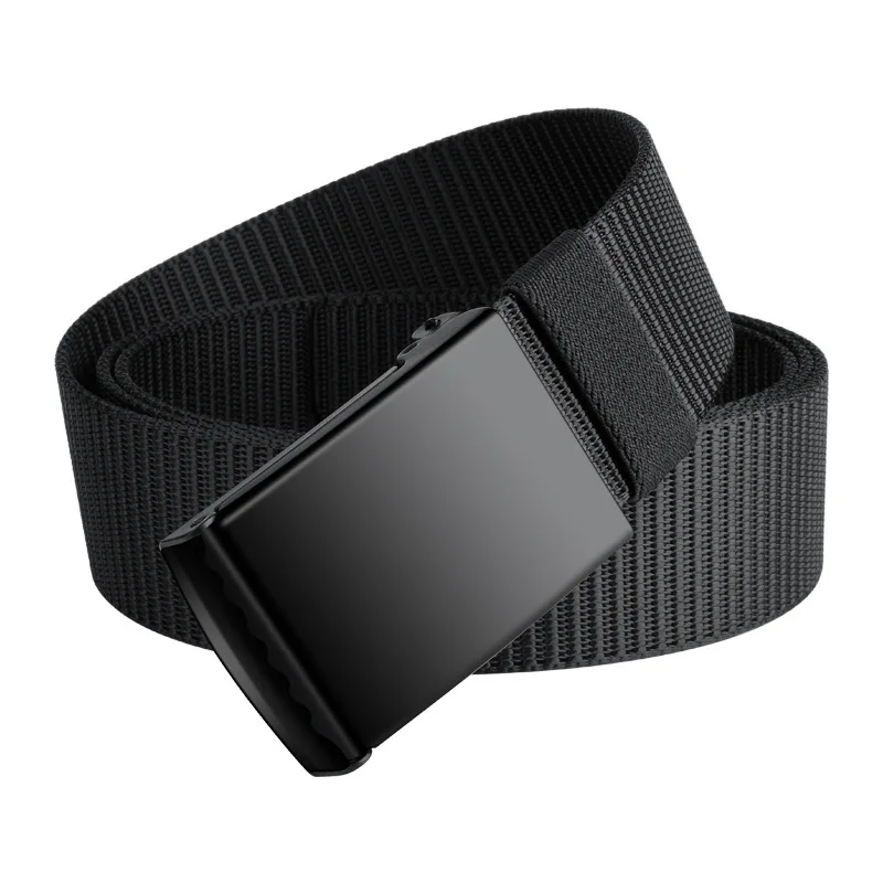 Newest Metal Buckle Tactical Belt Men's Canvas Military Belts Casual Outdoor Training Golf Workwear Pant Trousers Waist Belt