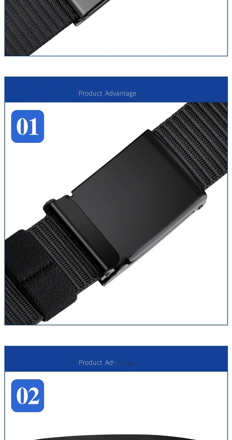Newest Metal Buckle Tactical Belt Men's Canvas Military Belts Casual Outdoor Training Golf Workwear Pant Trousers Waist Belt