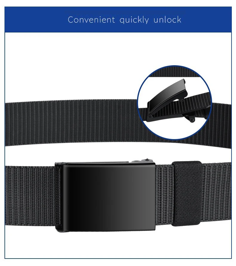 Newest Metal Buckle Tactical Belt Men's Canvas Military Belts Casual Outdoor Training Golf Workwear Pant Trousers Waist Belt