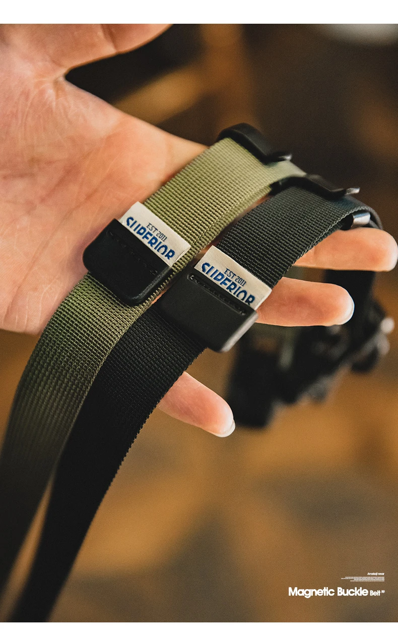 Maden Tactical Belt For Male Quick Release Outdoor Combat Belt Set Men’s Canvas Waistband Multifunctional Strap Vintage