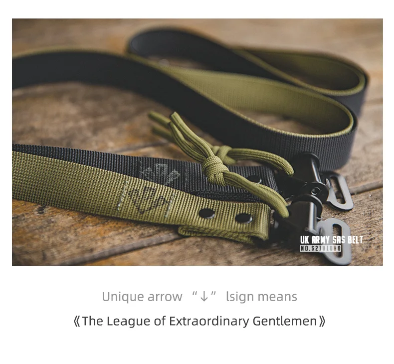 Maden Tactical Belt For Male Quick Release Outdoor Combat Belt Set Men’s Canvas Waistband Multifunctional Strap Vintage