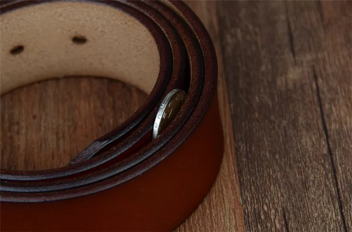 COWATHER cowhide genuine leather belts for men brand Strap male pin buckle vintage jeans belt 100-150 cm long waist 30-52 XF001