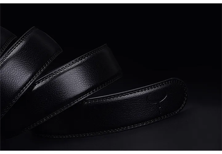 COWATHER Men's Belt Automatic Ratchet Buckle with Cow Genuine Leather Belts for Men luxury brand male strap 110-130cm length