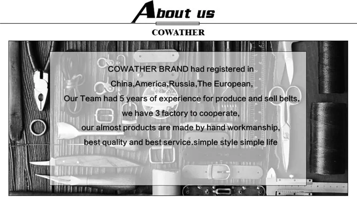 COWATHER Men's Belt Automatic Ratchet Buckle with Cow Genuine Leather Belts for Men luxury brand male strap 110-130cm length