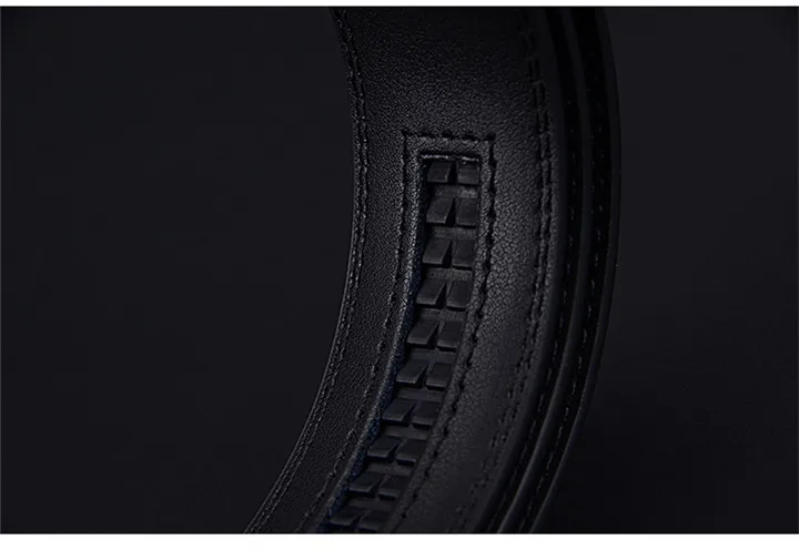 COWATHER Men's Belt Automatic Ratchet Buckle with Cow Genuine Leather Belts for Men luxury brand male strap 110-130cm length