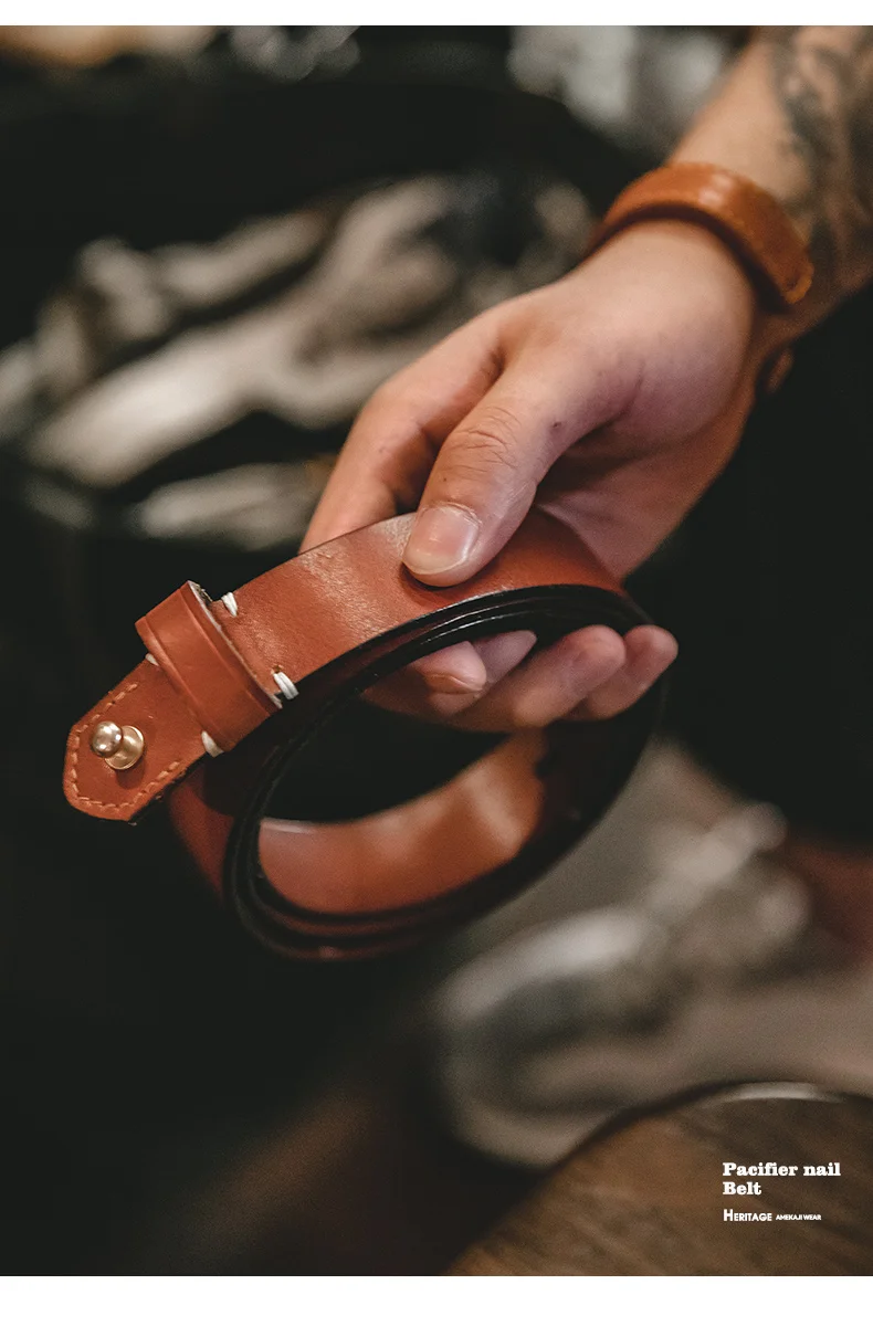 Maden Mens Belts Genuine Leather High Quality Buckle Jeans Cowskin Casual Belts Female Vintage Luxury Brand Designer Waistband